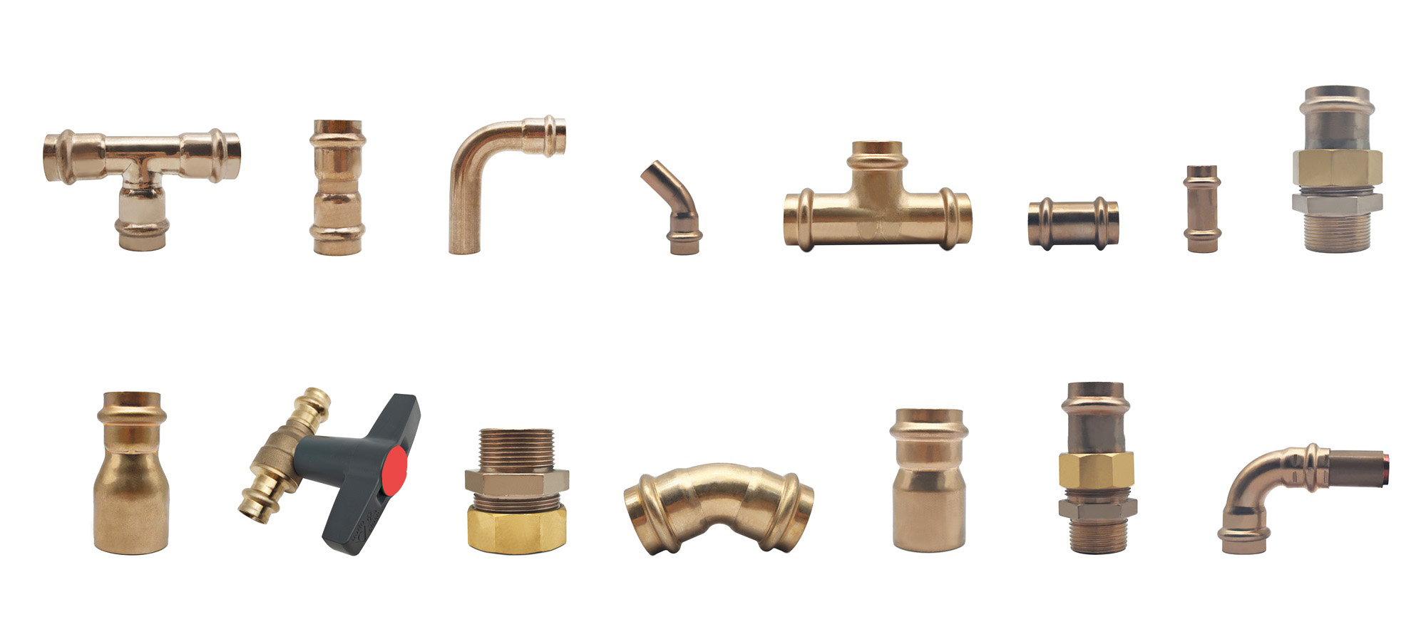 铜镍卡压管材管件